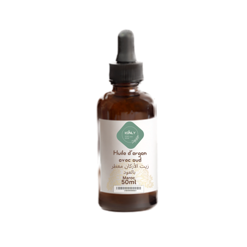 Huile d'argan parfumée au oud 50ml